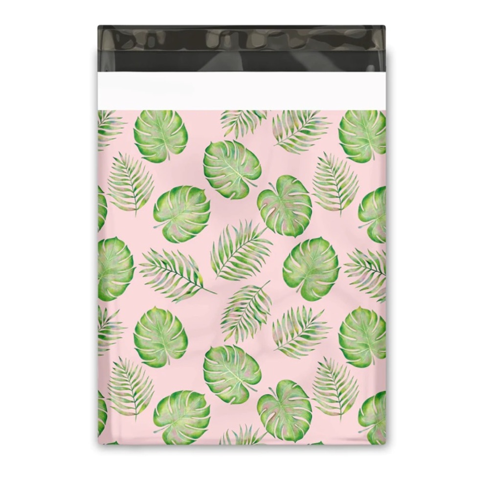 50 10X13 Poly Mailers Palm Leaves, Shipping Envelopes PRICE IS FIRM - Picture 5 of 12